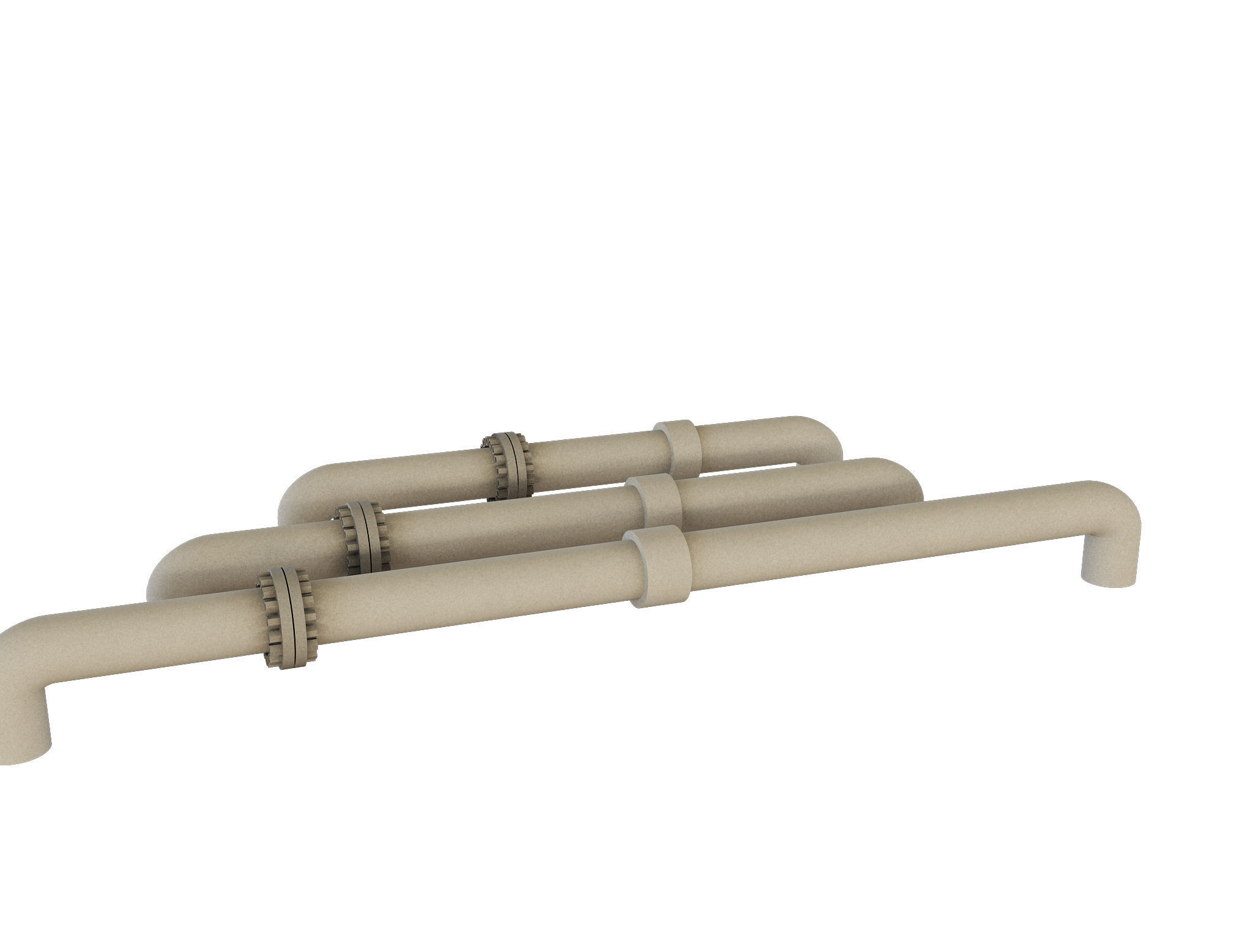 PBR Industrial Gas Pipes m5 3D model_8