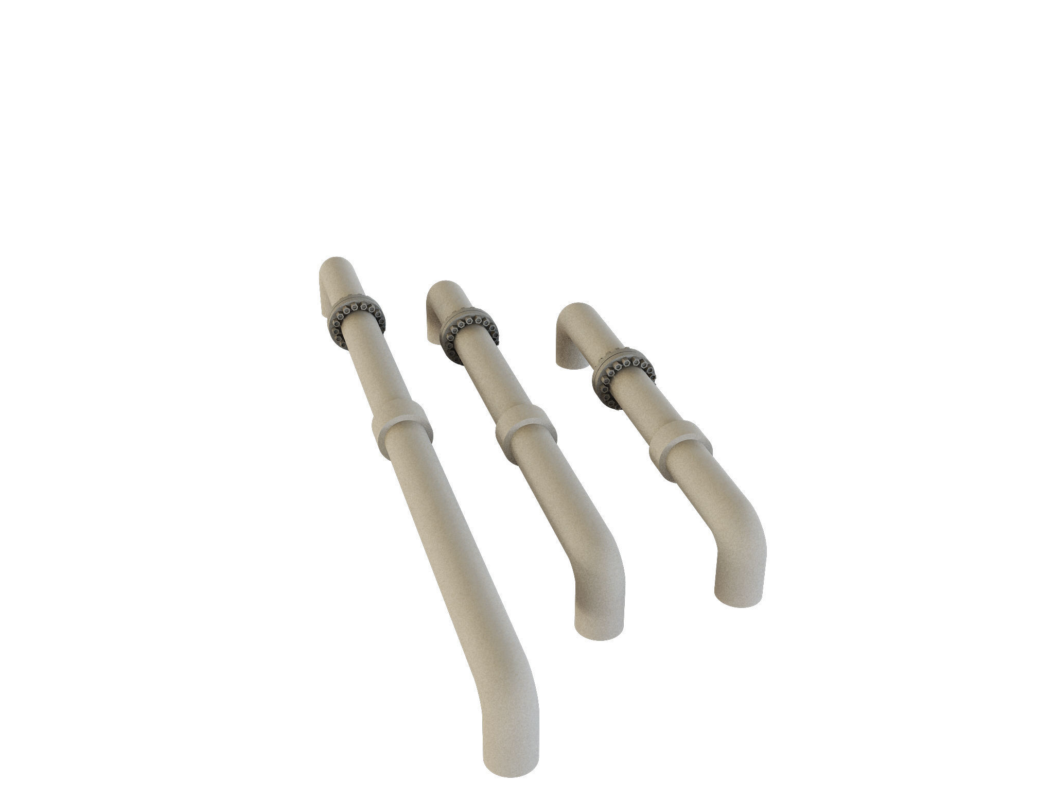 PBR Industrial Gas Pipes m5 3D model_18