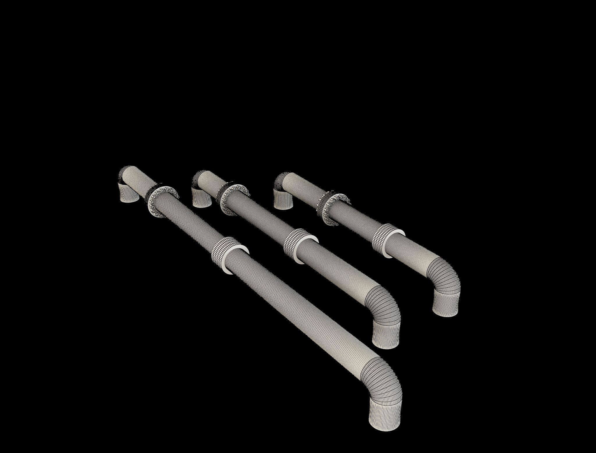PBR Industrial Gas Pipes m5 3D model_17