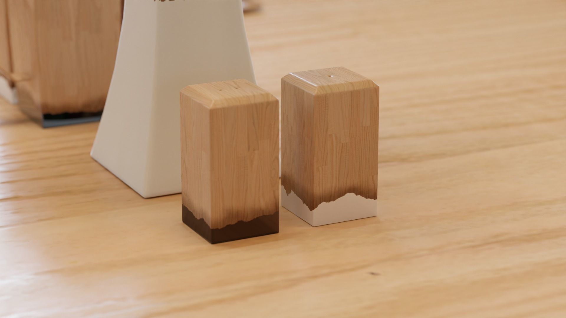 Dinning Table - Concept Low-poly 3D model_11