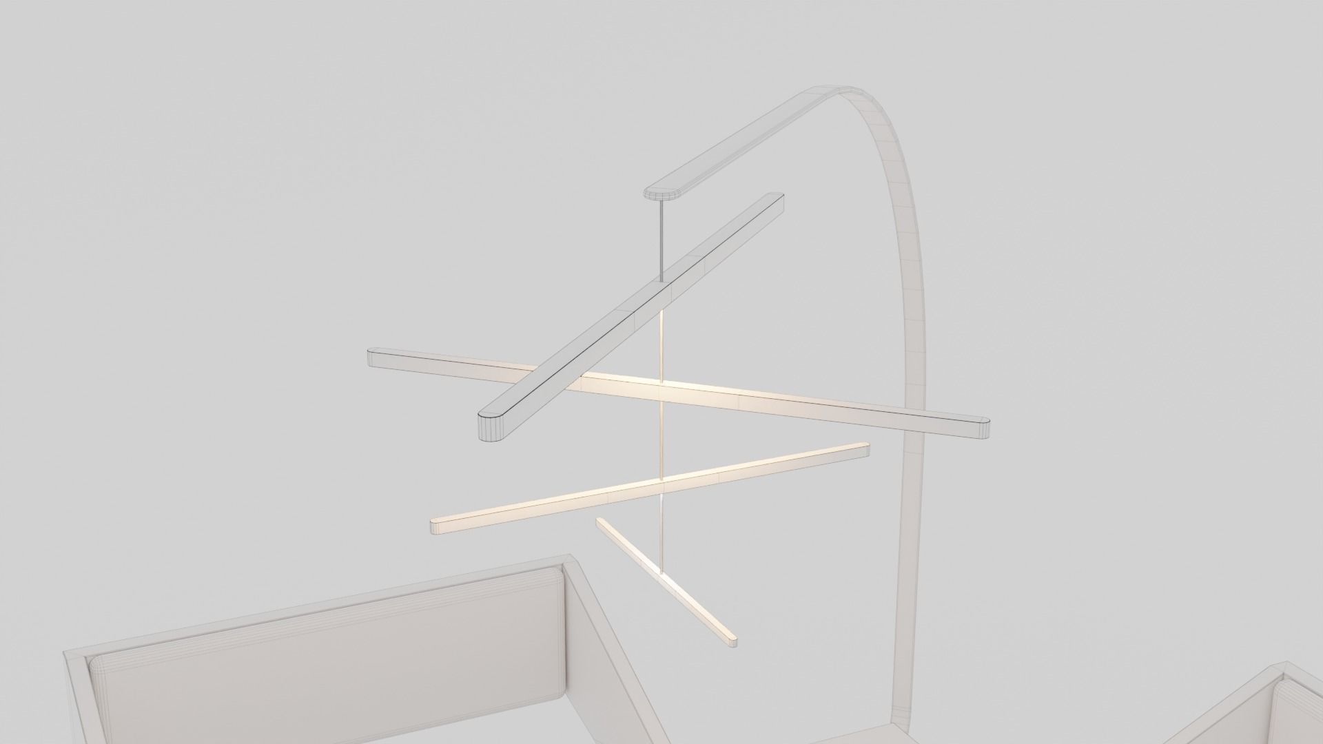 Dinning Table - Concept Low-poly 3D model_16