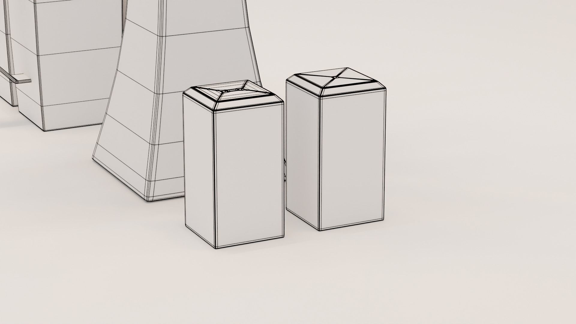 Dinning Table - Concept Low-poly 3D model_12