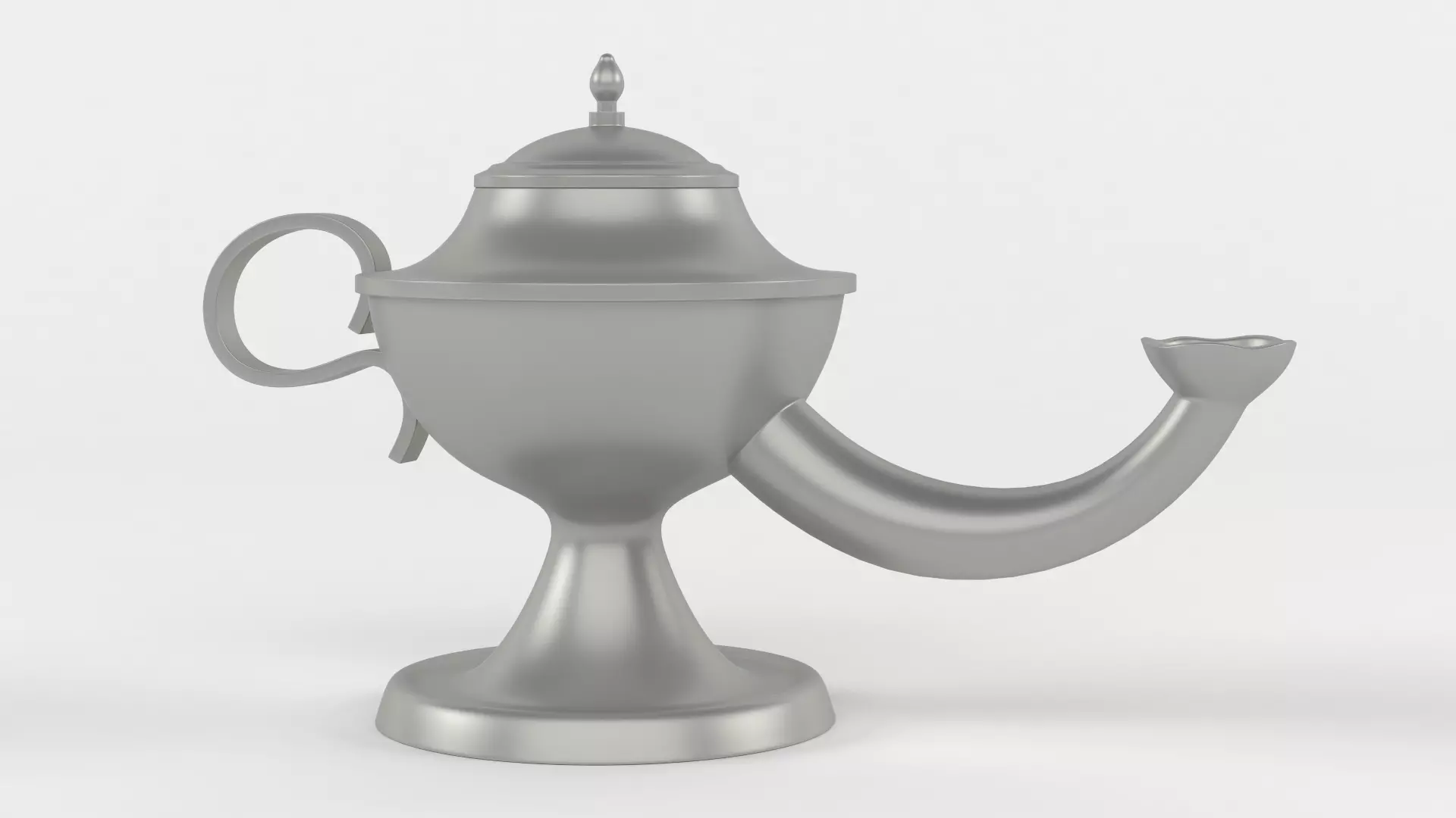 Arabic Oil Lamp 3D model_0