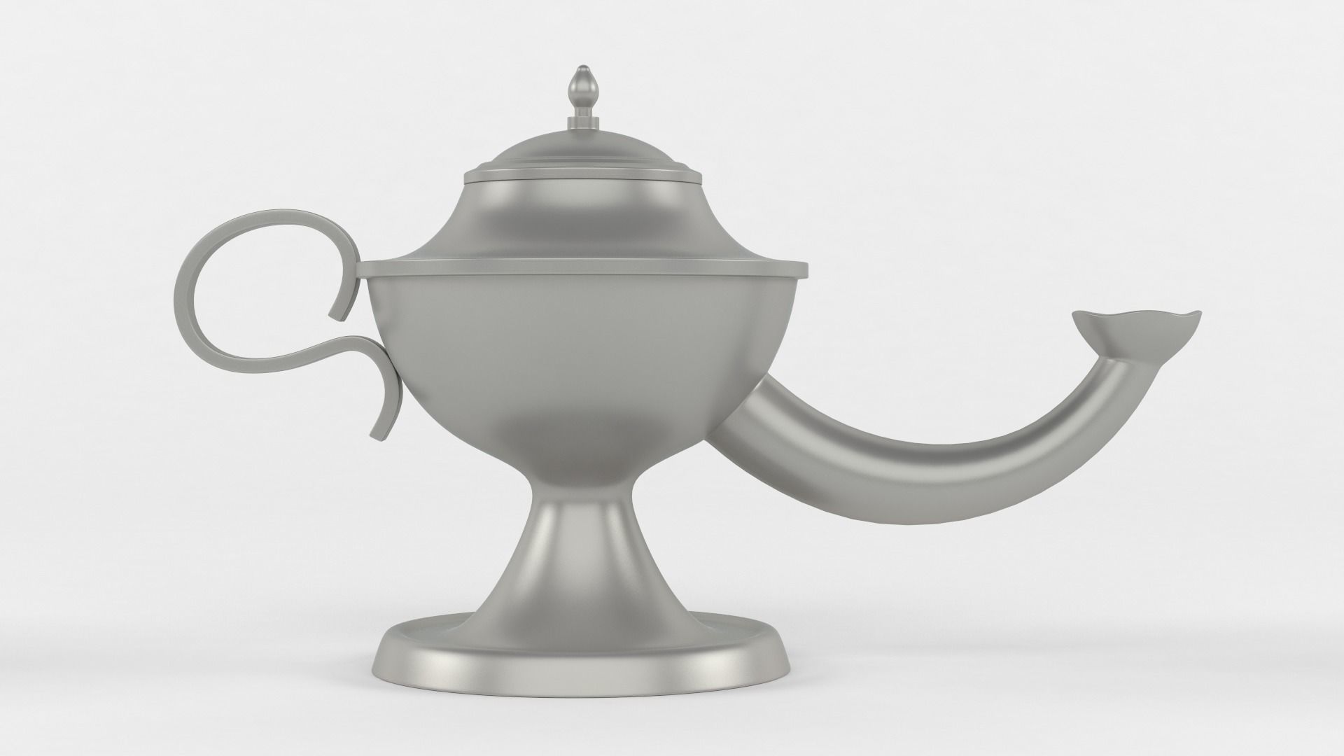 Arabic Oil Lamp 3D model_1