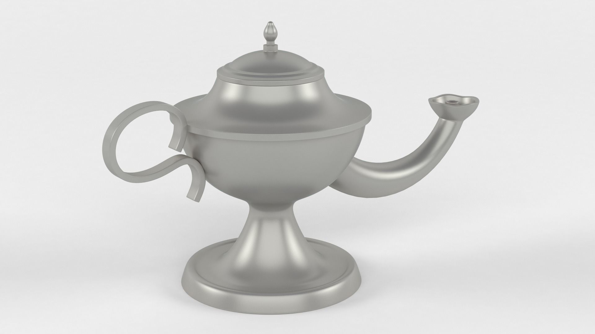 Arabic Oil Lamp 3D model_2