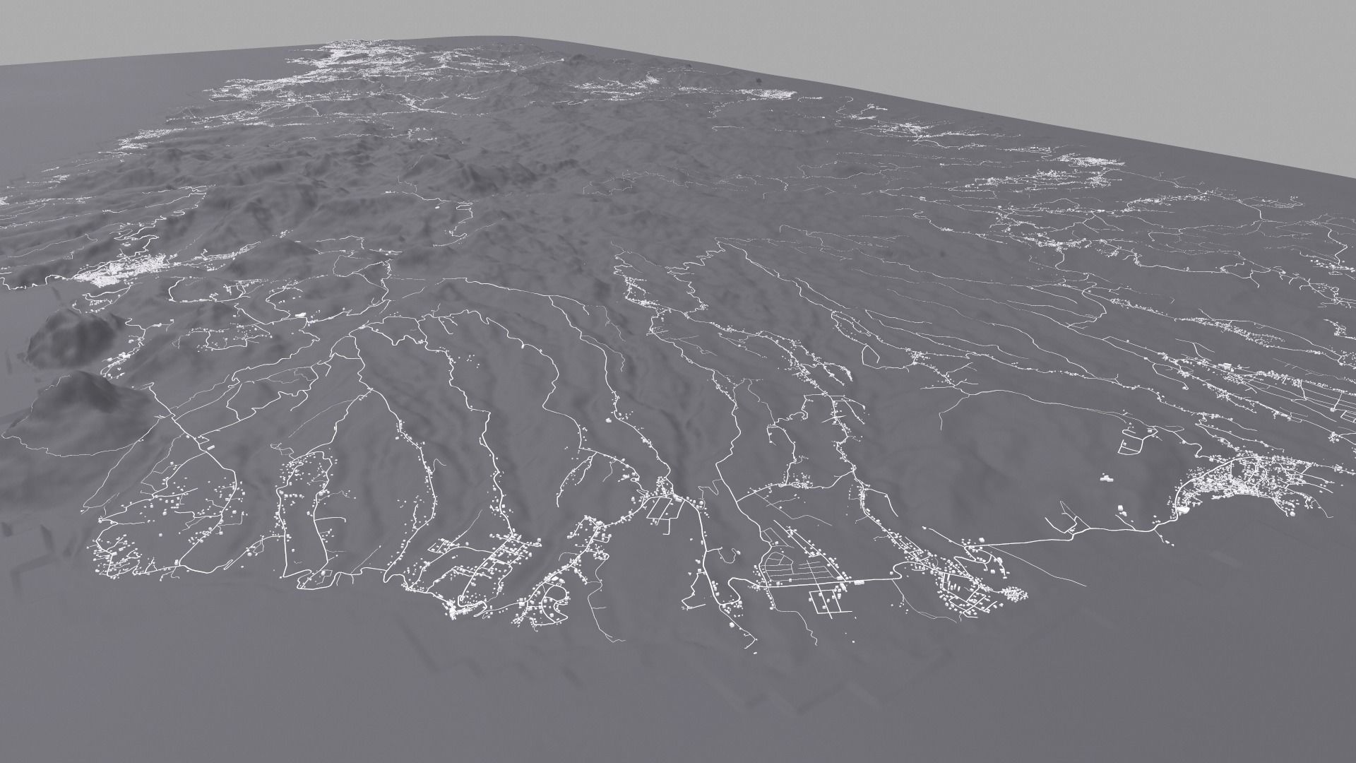 Saint Lucia Island North America 3D model_9