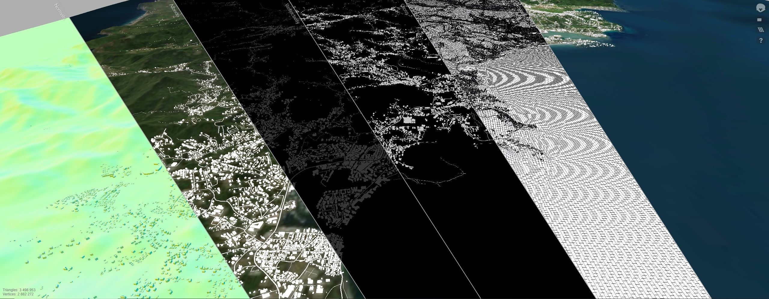 Saint Lucia Island North America 3D model_14