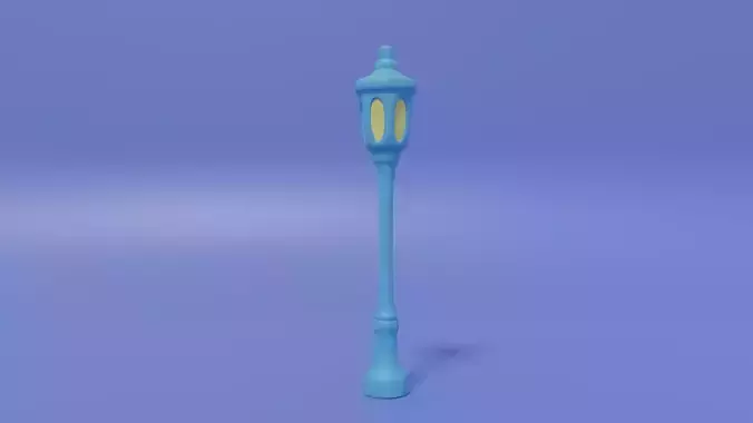 Cartoon Cute Street Light