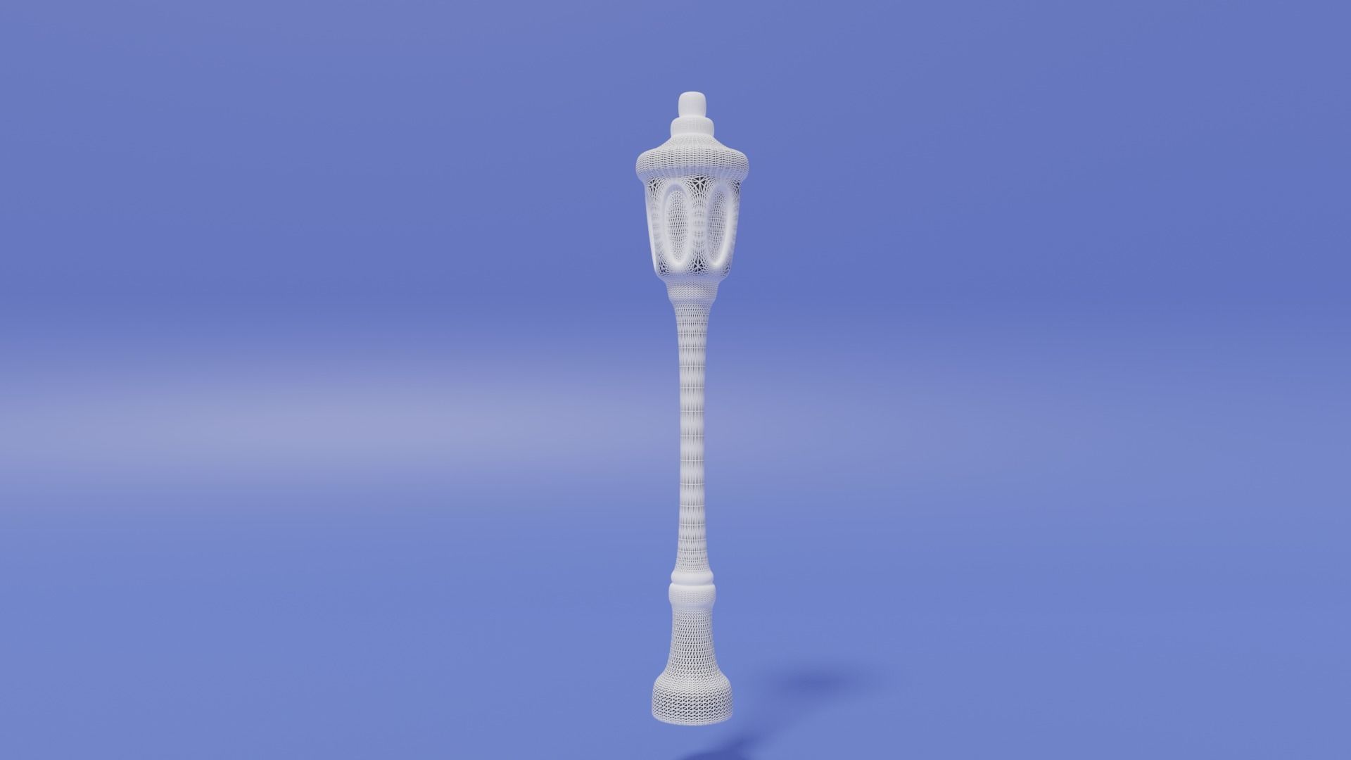 Cartoon Cute Street Light Low-poly 3D model_10