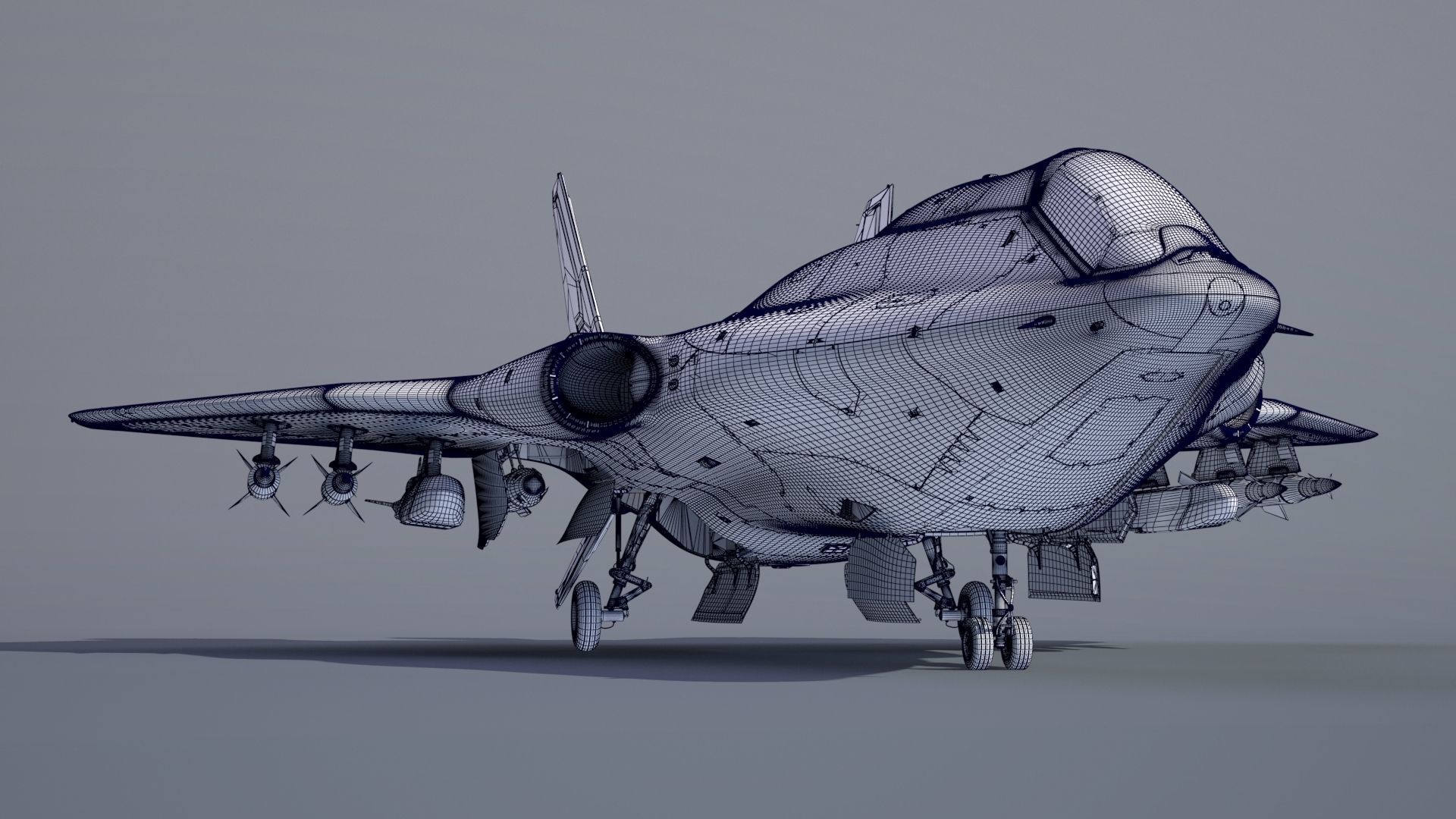Sci-fi Multi-purpose Spacefighter 3D model_32