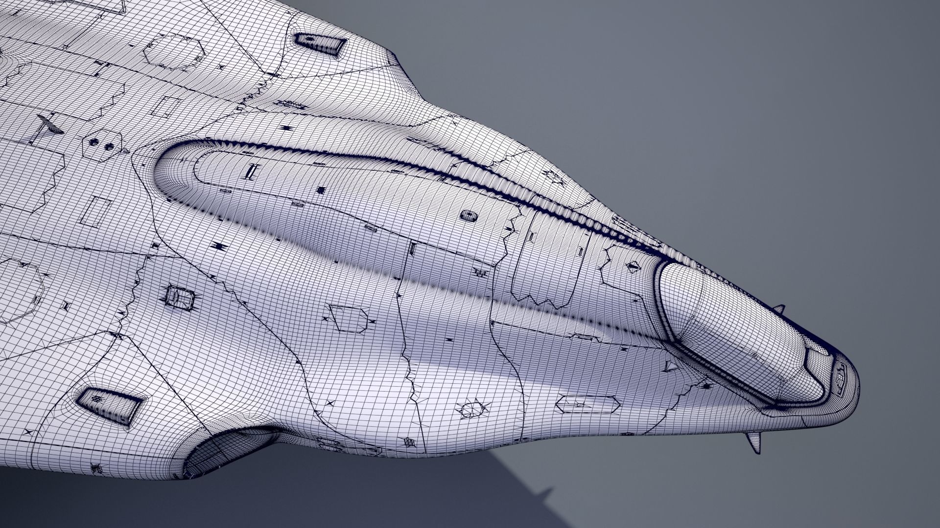 Sci-fi Multi-purpose Spacefighter 3D model_15