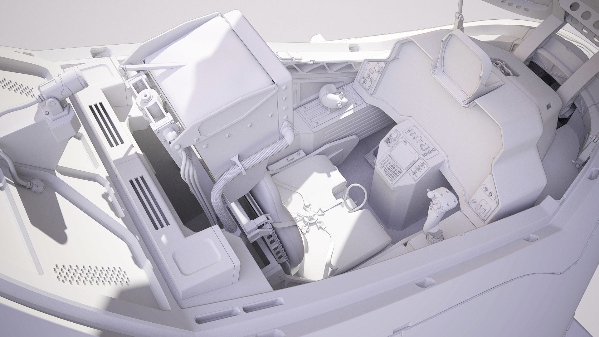 Sci-fi Multi-purpose Spacefighter 3D model_62