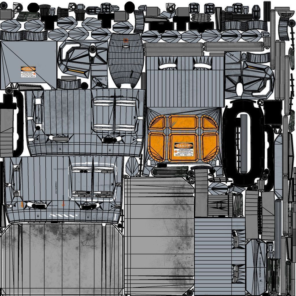 Sci-fi Multi-purpose Spacefighter 3D model_43