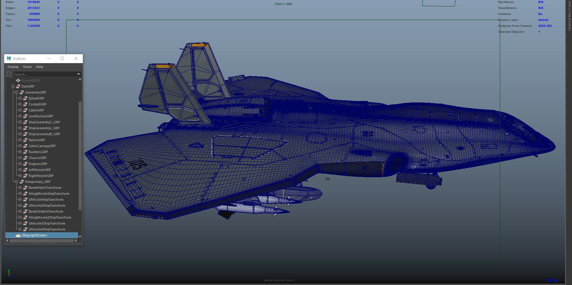 Sci-fi Multi-purpose Spacefighter 3D model_34