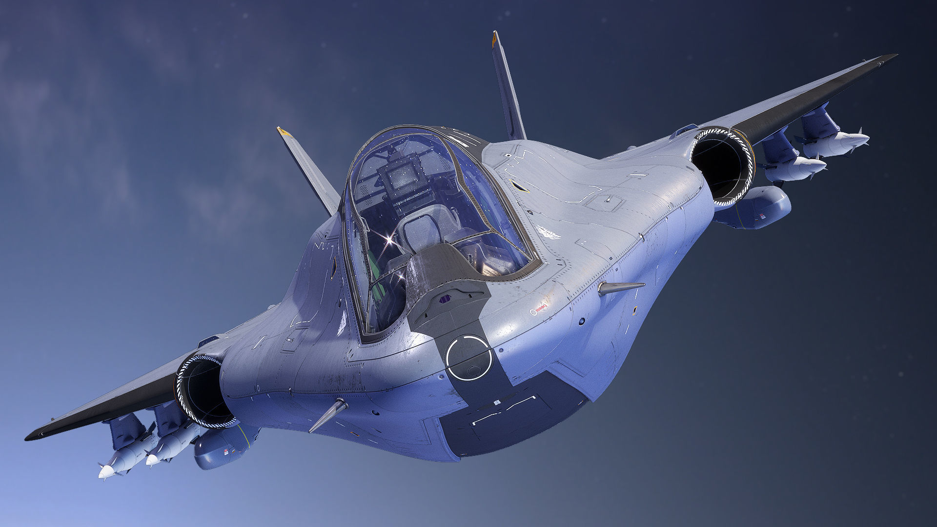Sci-fi Multi-purpose Spacefighter 3D model_22