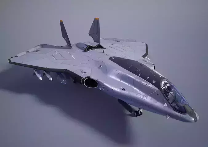 Sci-fi Multi-purpose Spacefighter 3D model