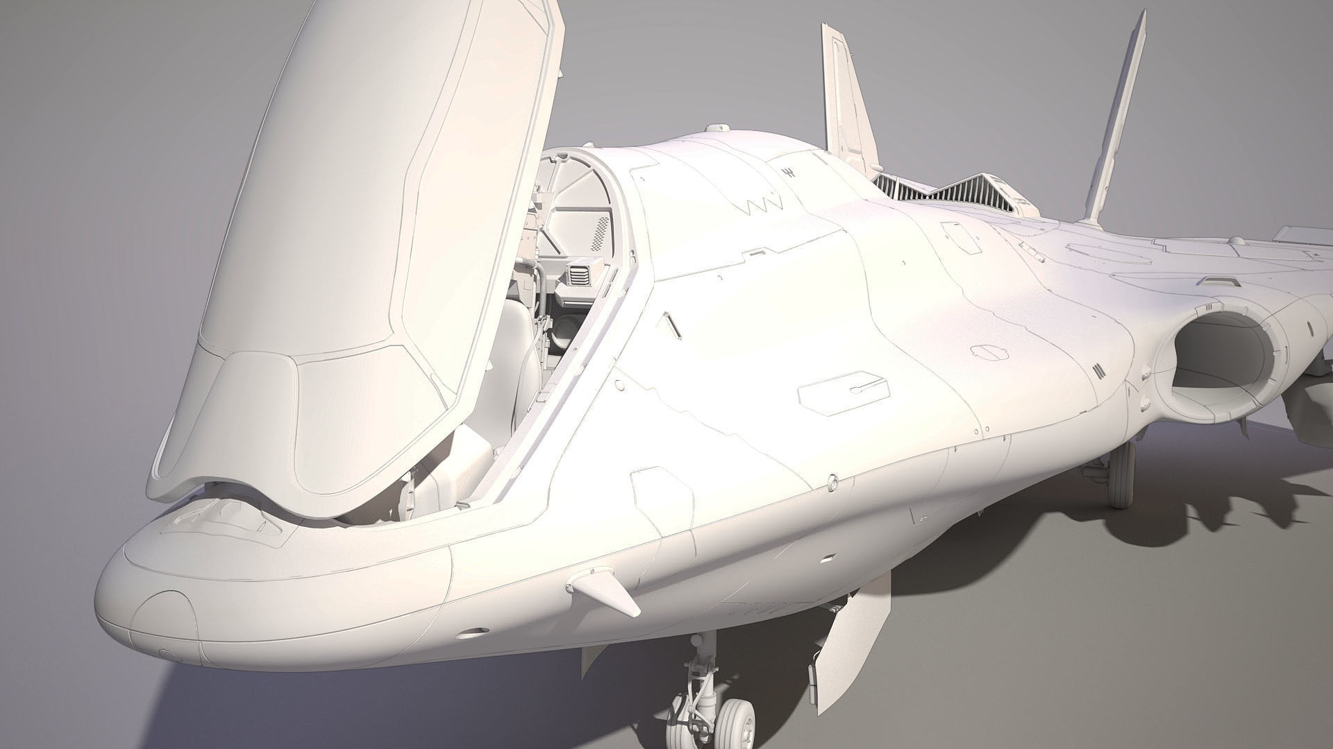 Sci-fi Multi-purpose Spacefighter 3D model_57