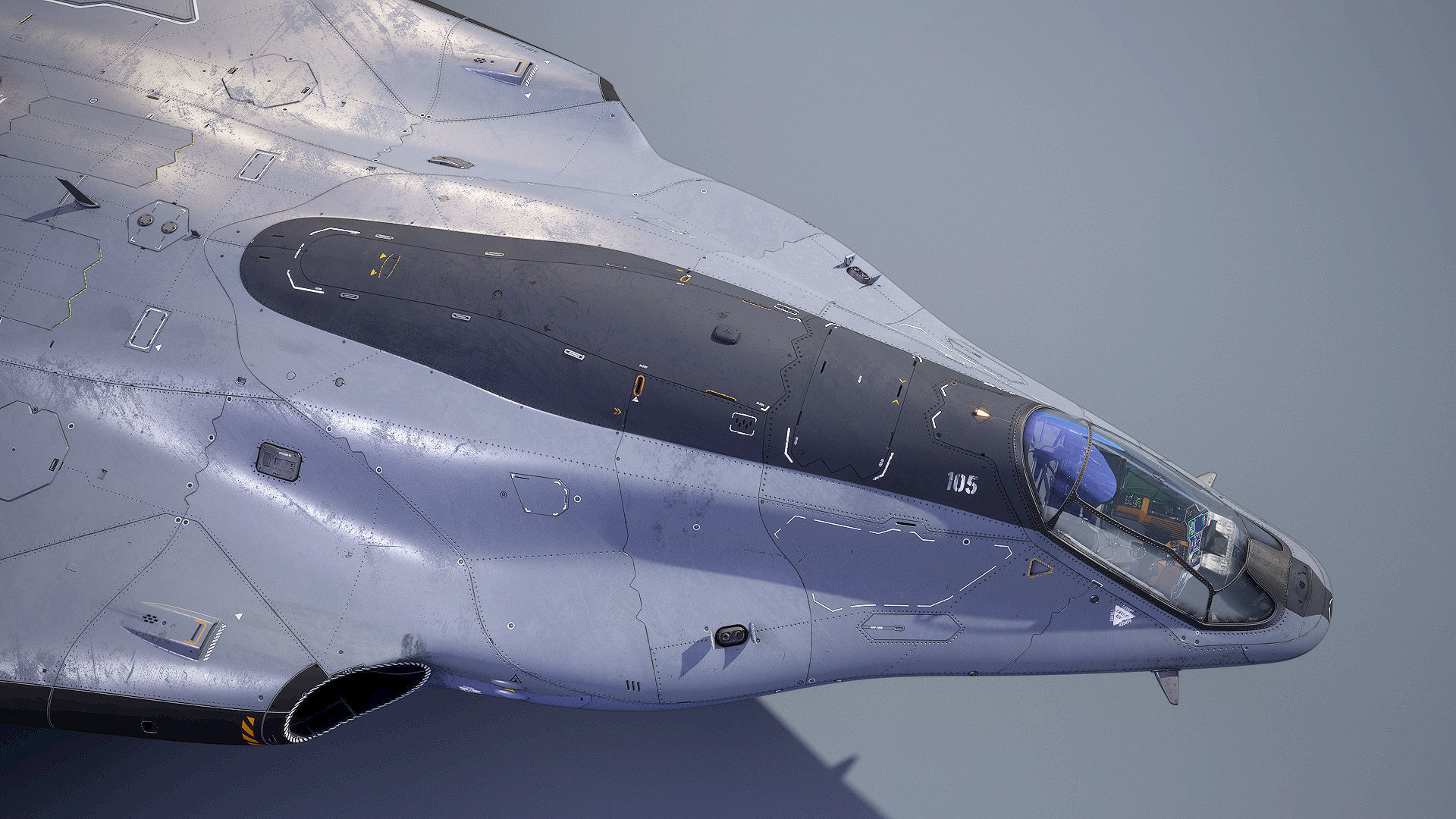 Sci-fi Multi-purpose Spacefighter 3D model_14