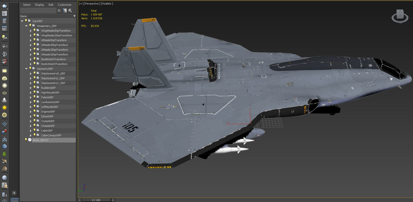 Sci-fi Multi-purpose Spacefighter 3D model_33