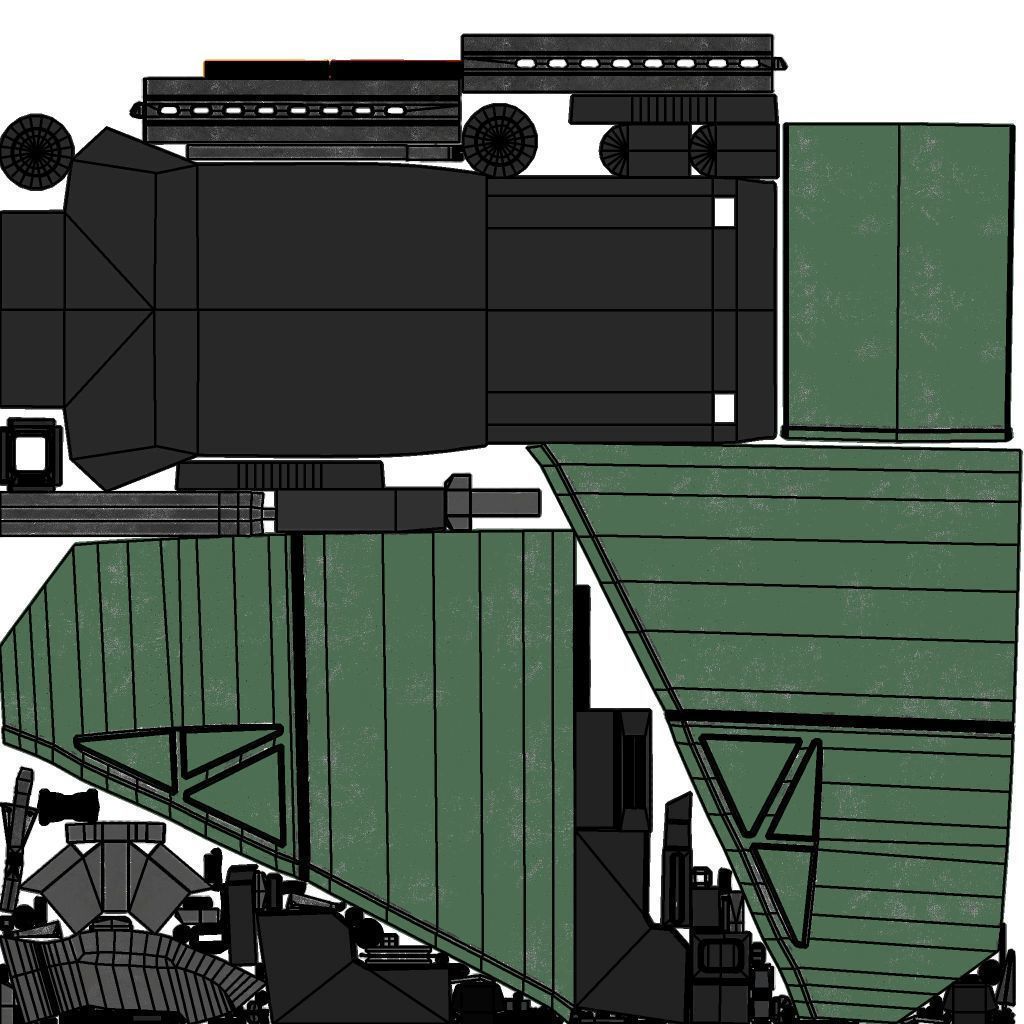 Sci-fi Multi-purpose Spacefighter 3D model_52