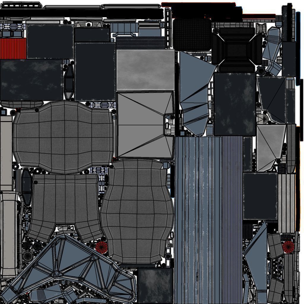 Sci-fi Multi-purpose Spacefighter 3D model_55