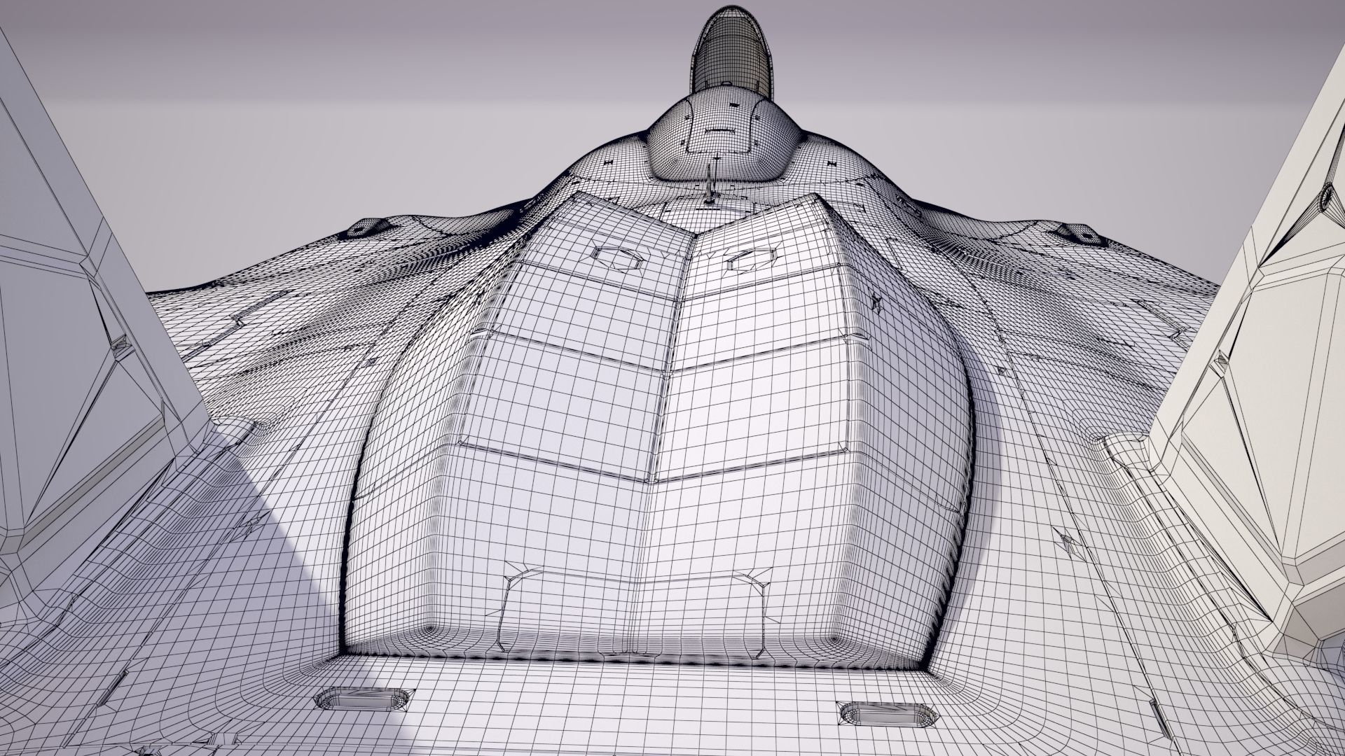 Sci-fi Multi-purpose Spacefighter 3D model_36