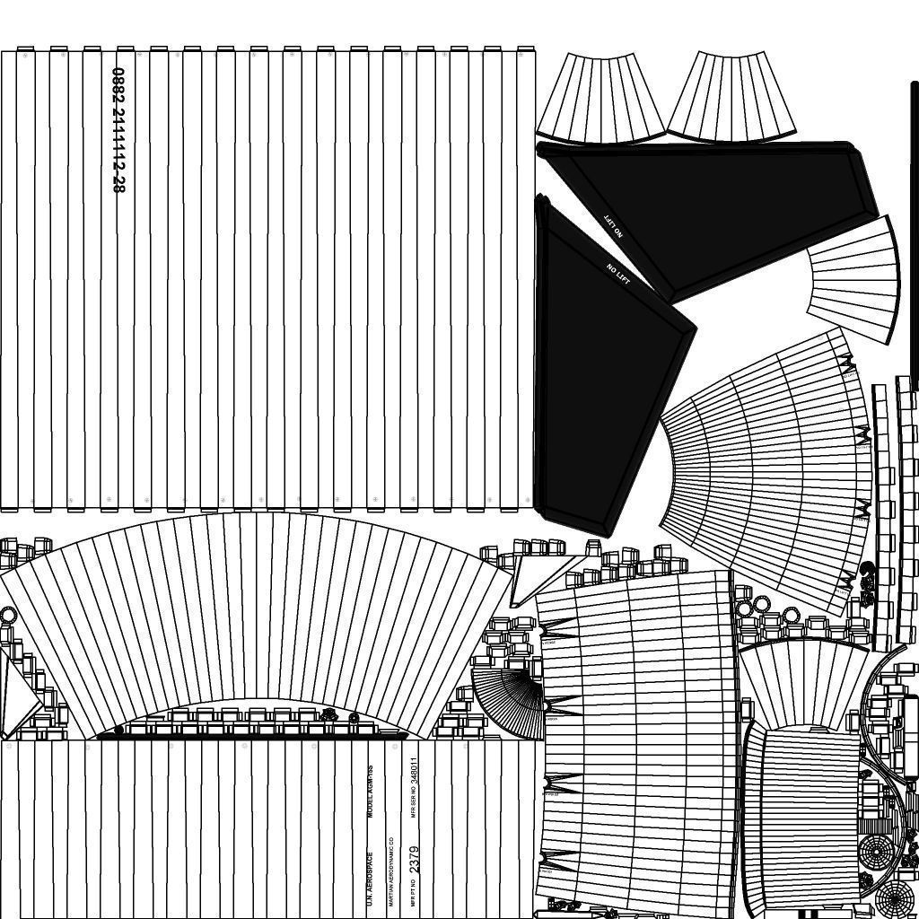 Sci-fi Multi-purpose Spacefighter 3D model_45