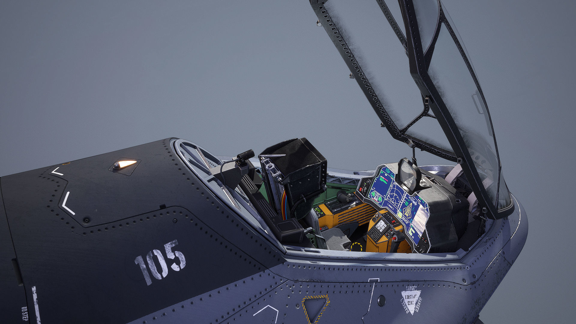 Sci-fi Multi-purpose Spacefighter 3D model_16