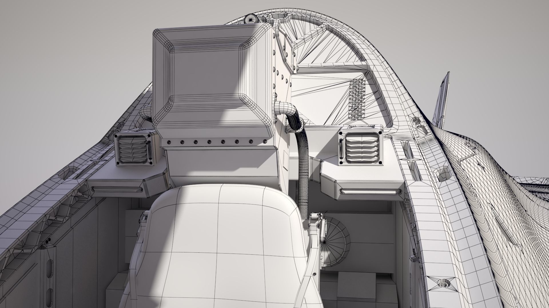 Sci-fi Multi-purpose Spacefighter 3D model_41