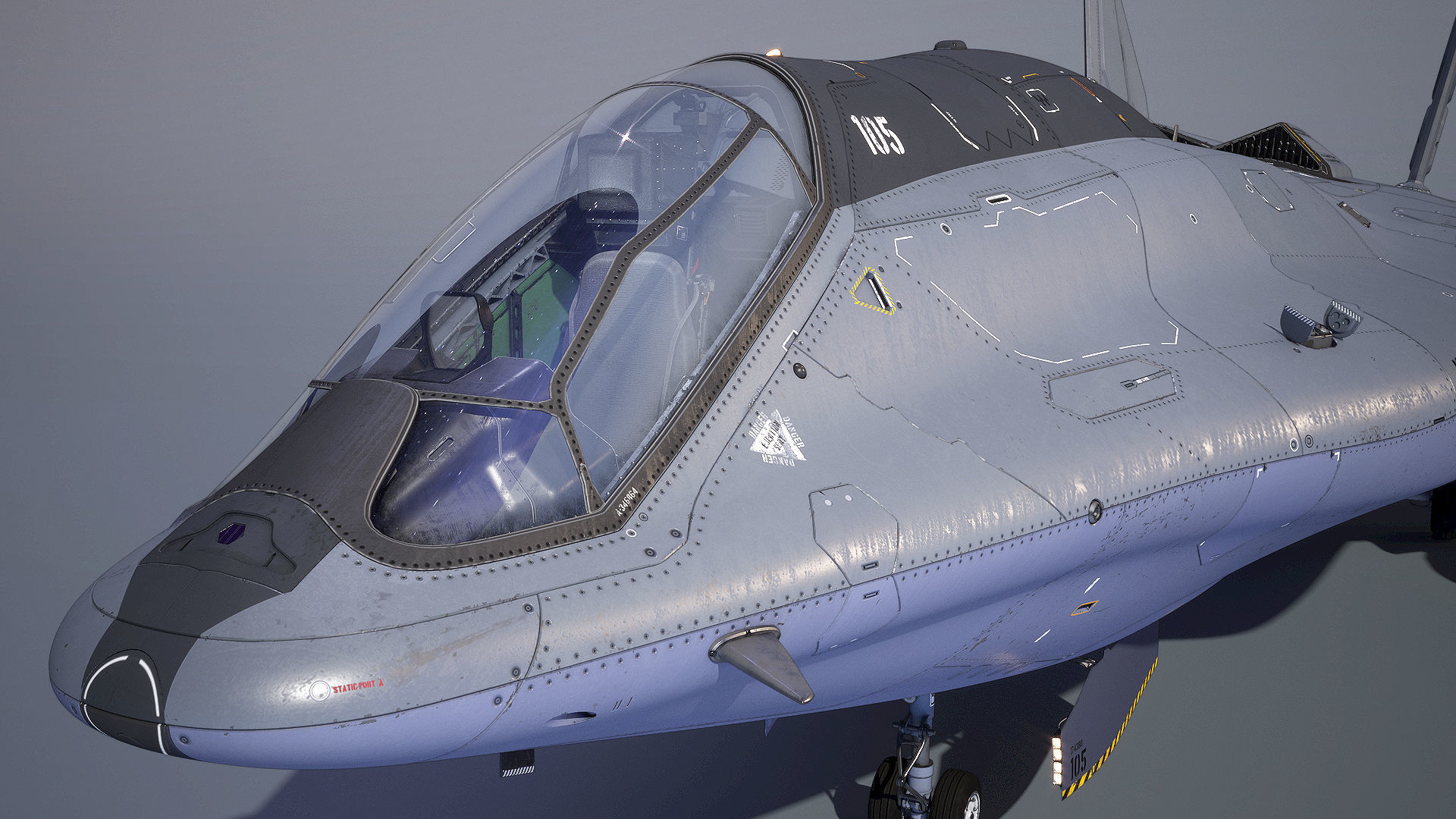 Sci-fi Multi-purpose Spacefighter 3D model_7