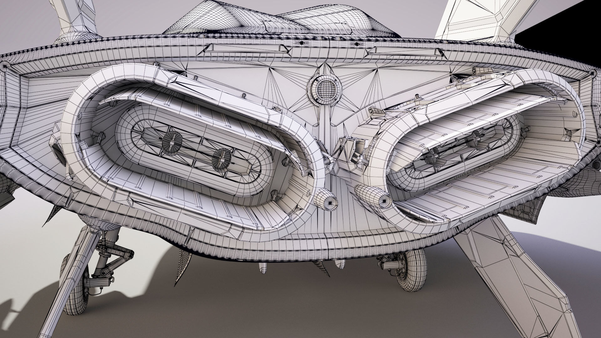 Sci-fi Multi-purpose Spacefighter 3D model_38