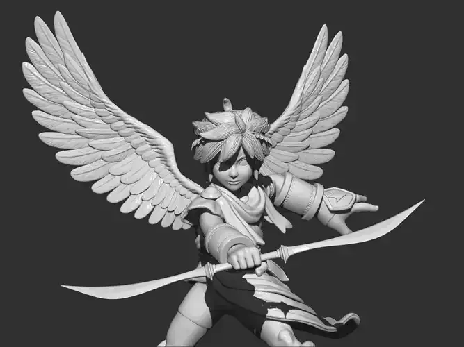 Angel boy 3d print