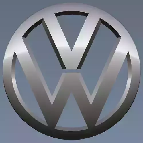 Volkswagen logo create in Rhinoceros