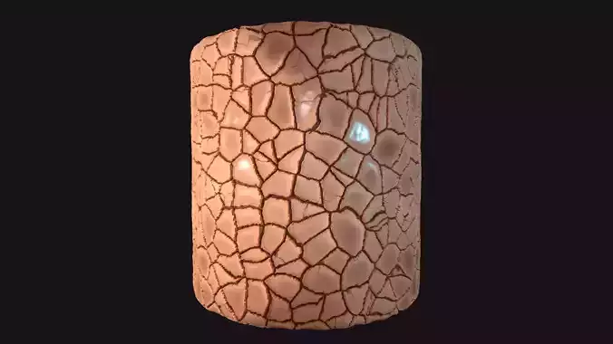 Seamless PBR textures of Dry Swamp