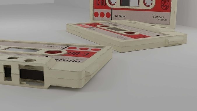 Audio Cassette Free 3D model