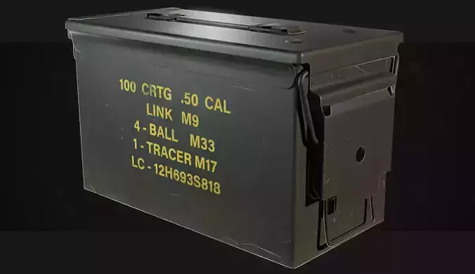 50 Cal Ammo Box