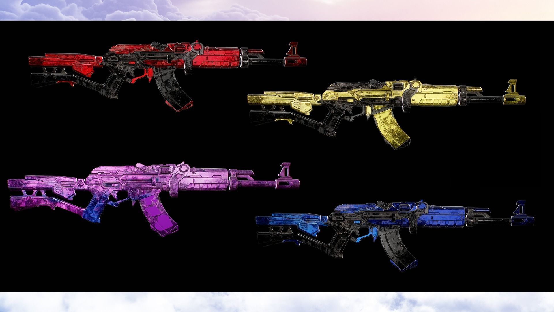 Girl Bunny Military Low-poly 3D model_18