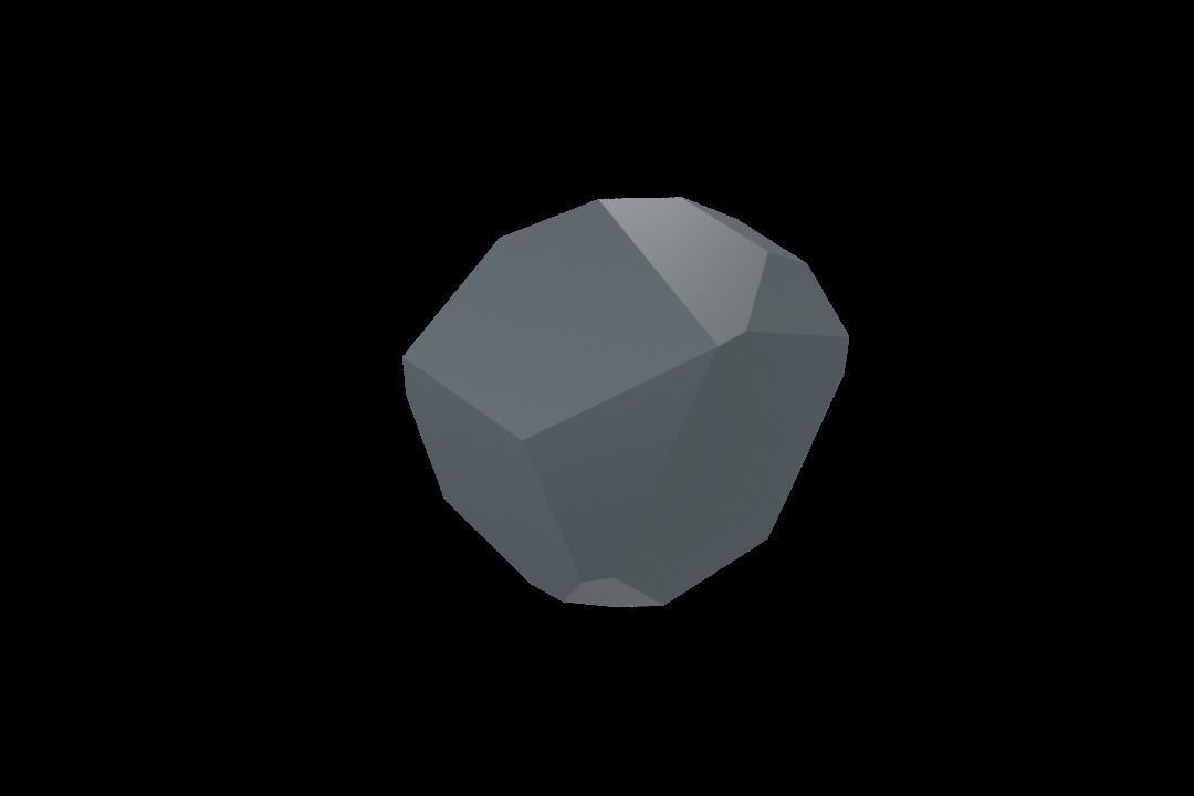 Low-Poly Rock Set 3D model_19