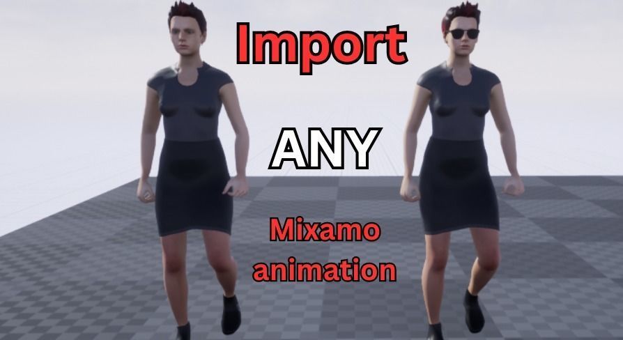 Low-poly NPC Business Woman - Unreal Engine 4 Game-Ready Low-poly 3D model_2