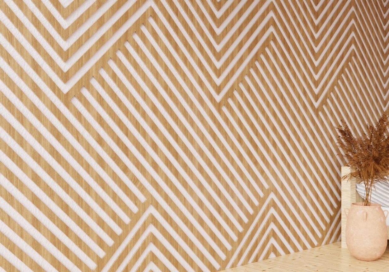 Wall wood seamless set2 V13 3D model_1