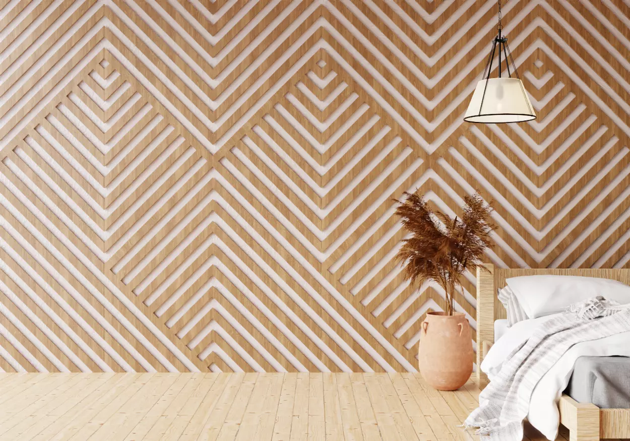 Wall wood seamless set2 V14 3D model_0