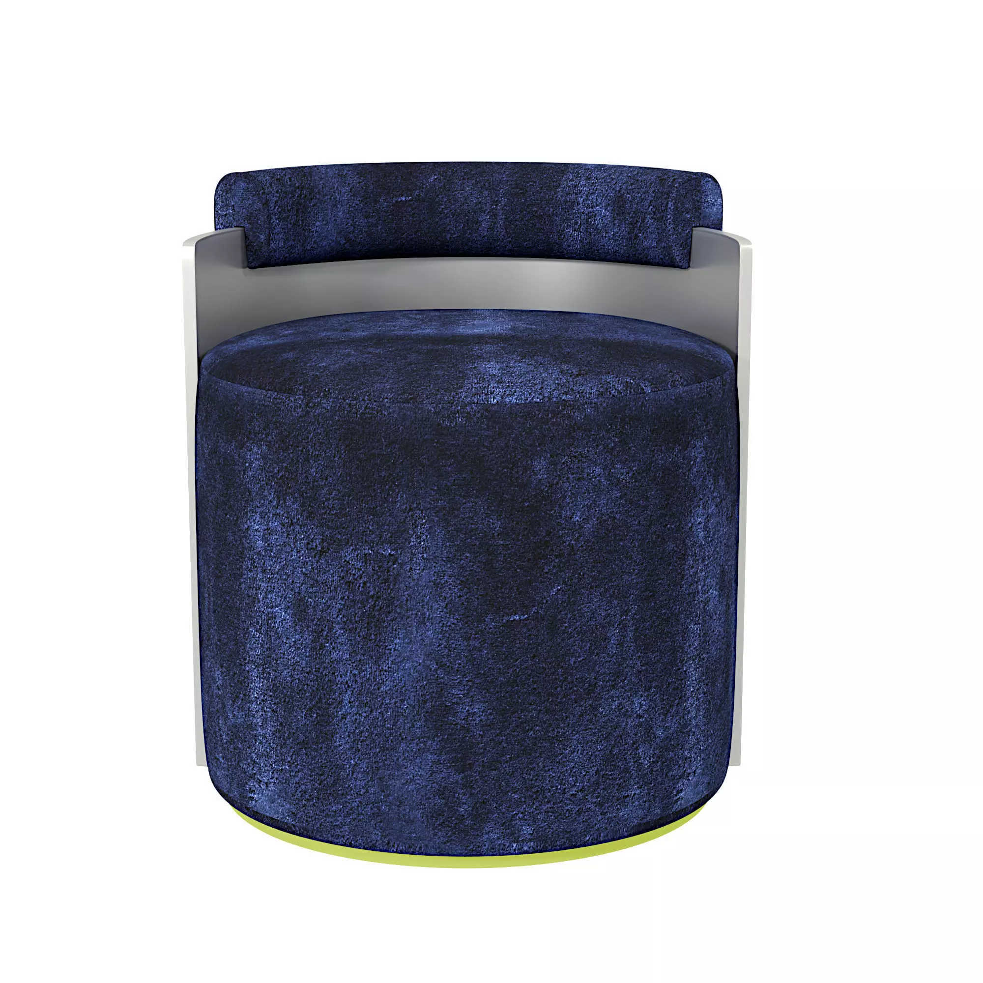 pufik swivel chair velvet Free 3D model_0