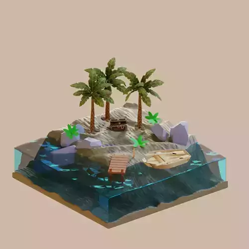 Tropical scene
