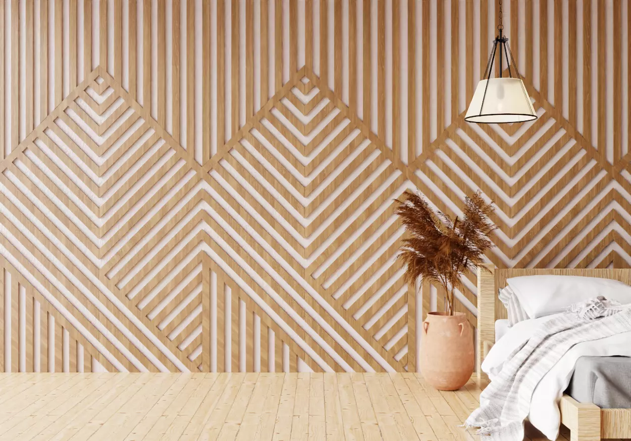 Wall wood seamless set2 V15 3D model_0