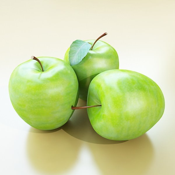 17 Fruits Collection High Res Textures 3D model_8