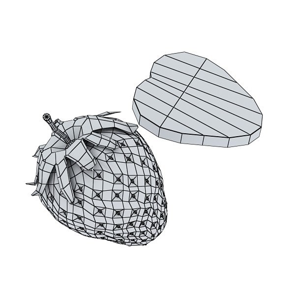 17 Fruits Collection High Res Textures 3D model_82