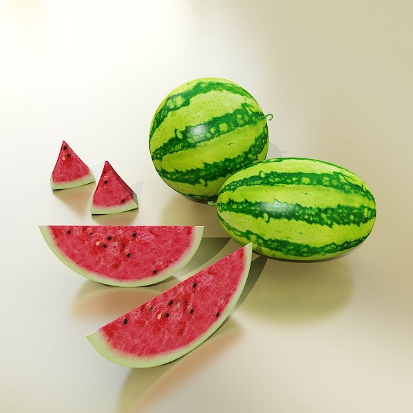 17 Fruits Collection High Res Textures 3D model_88