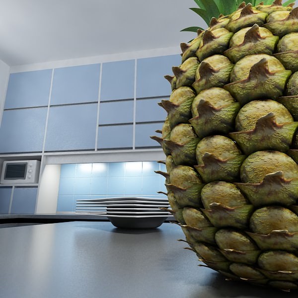 17 Fruits Collection High Res Textures 3D model_75