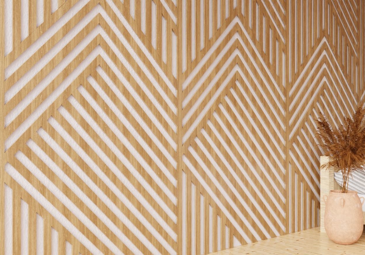 Wall wood seamless set2 V17 3D model_1