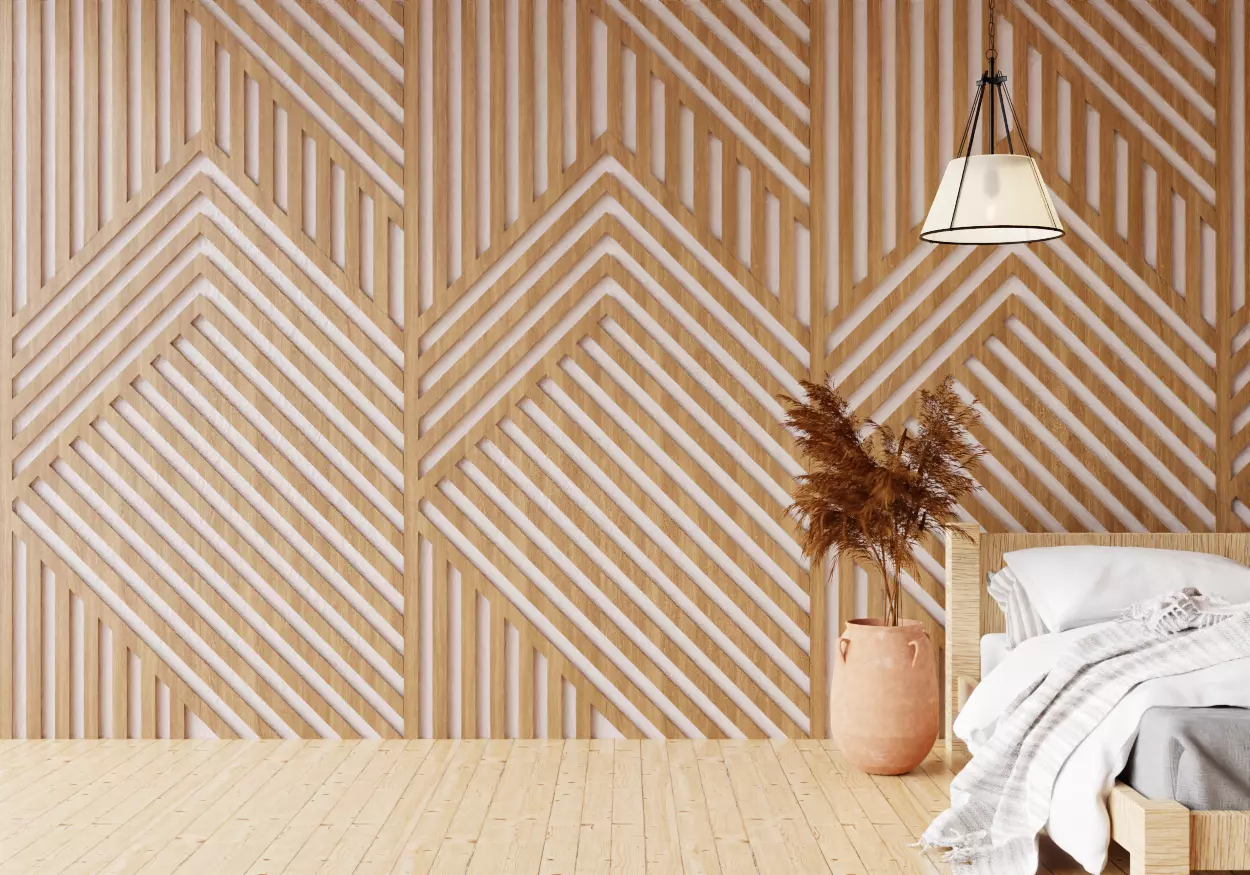 Wall wood seamless set2 V17 3D model_0